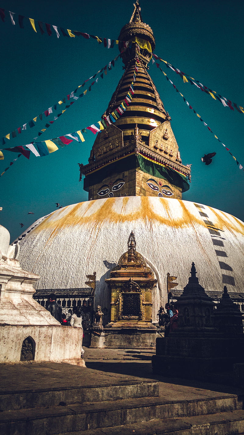 Buddhist temple in Nepal